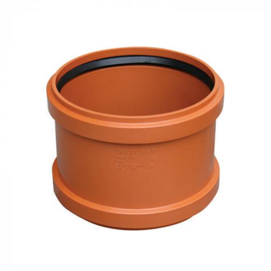 Mufa canal valplast pvc d.110 cu opritor lunga l122 buc