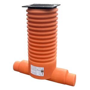 Camin inspectie pe valplast d.400 1in/1out 200/160 capac compozit b125h1,5m