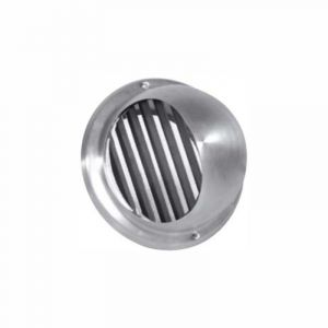 Grila externa perete d125 inox cu protectie